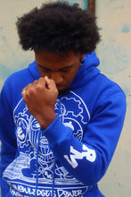 Load image into Gallery viewer, ROYAL BLUE KNOWLEDGE HOODIE
