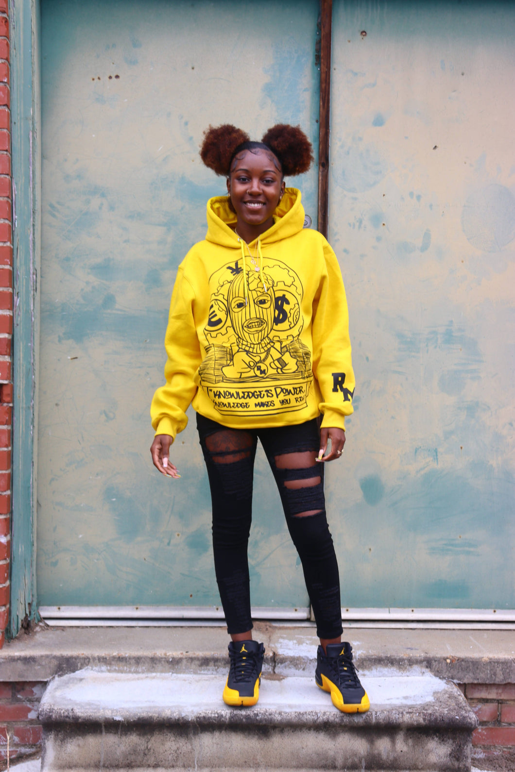 MUSTARD KNOWLEDGE HOODIE