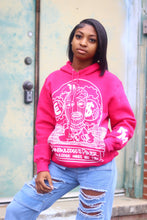 Load image into Gallery viewer, HOT PINK KNOWLEDGE HOODIE
