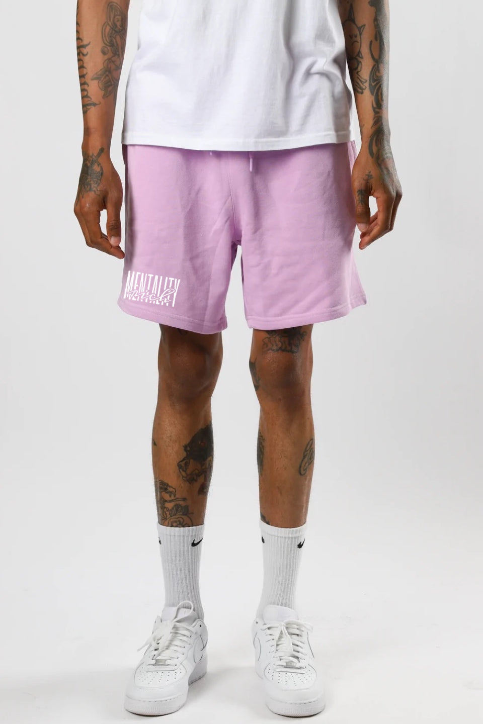 TERRY PURPLE RM SHORTS